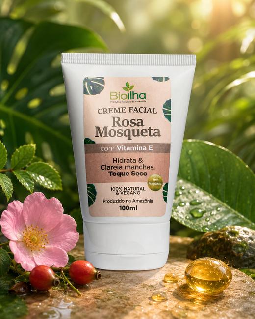 Creme Facial de Rosa Mosqueta com Vitamina E