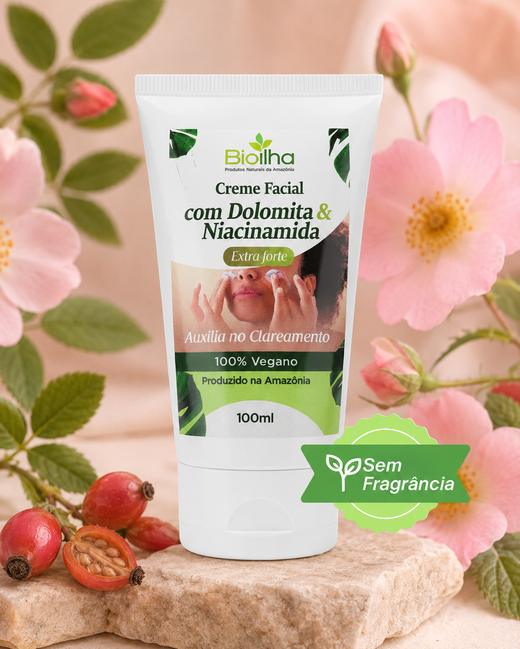 Creme Facial com Dolomita e Niacinamida